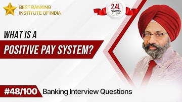 What is Positive Pay System | Banking Awareness 2022 | Mr. Jasbir Singh | IPB India