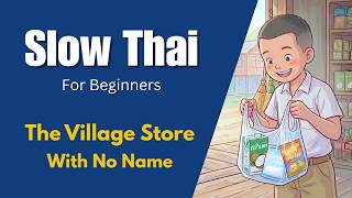Slow & Clear Thai Story for Beginners | Thai Listening Practice | The Village Store With No Name screenshot 3