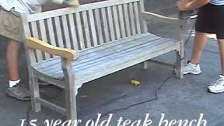 Authenteak Teak Refinishing and Teak Cleaning