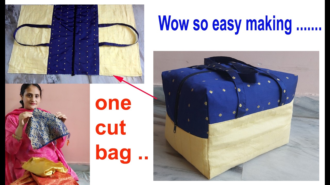 ये हुआ ना easy और काम का idea - waste blouse piece reuse idea / old cloths reuse idea / no cost diy