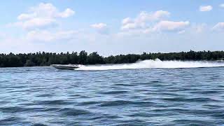 Fountain powerboats 42 poker run edition FLY BY