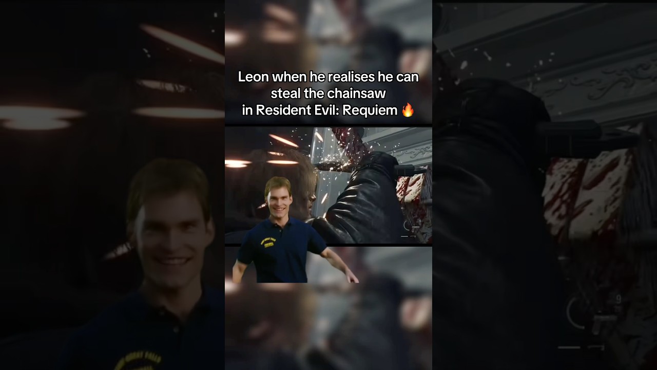 Леон, когда понимает, что может украсть бензопилу 🔥 