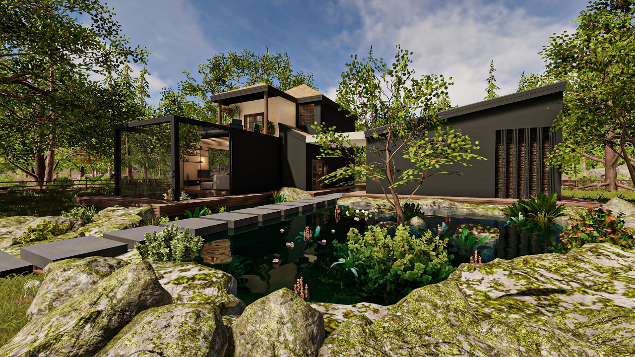 House Flipper 2 - Modern Japanese Home | Stop Motion Build