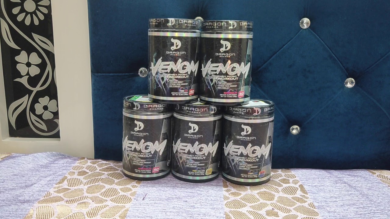 5 Day Venom Pre Workout Dragon Pharma for Build Muscle