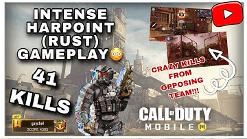 Call of Duty (#COD: Mobile) | PLAYING WITH OP OPPONENTS | 41 KILLS | HARDPOINT (RUST) GAMEPLAY