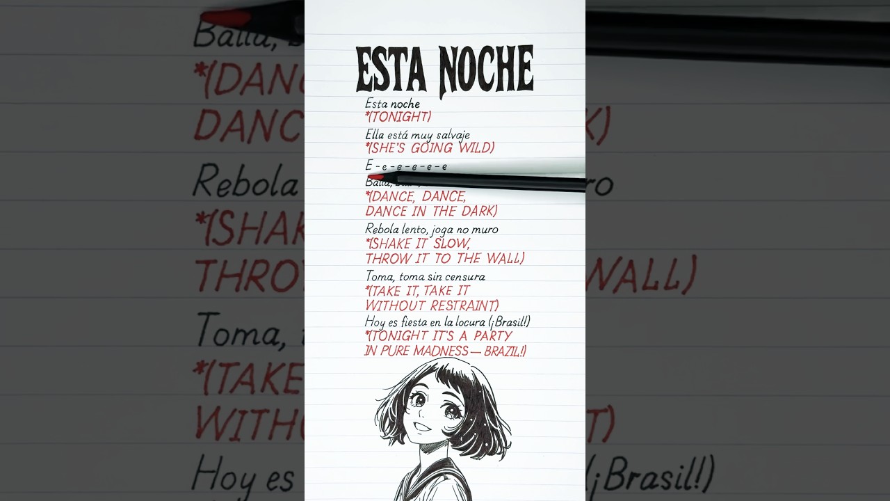 Watch 🔥💃 ESTA NOCHE – sma$her (English Translation + Lyrics) Viral TikTok Song on YouTube Watch 🔥💃 ESTA NOCHE – sma$her (English Translation + Lyrics) Viral TikTok Song on YouTube