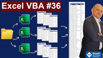 Excel VBA #36 Come Unire File di excel e tutti i fogli in un unico database (Macro con ciclo Do)