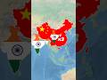 चीन कितना बड़ा है? इसके अंदर भारत 3 बार फिट हो सकता है 😱 | China Size Comparison!#shorts
