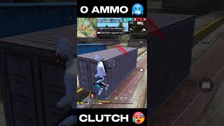 Impossible 0 Ammo Clutch 🥵 Watch Or Regret 😼 #shorts #freefire #classyfreefire