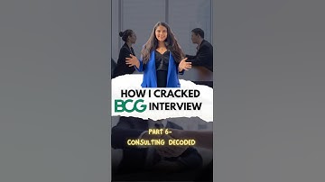 How I cracked my BCG interview #youtubeshorts #job #ytshorts #ytshortsindia #interview #consulting