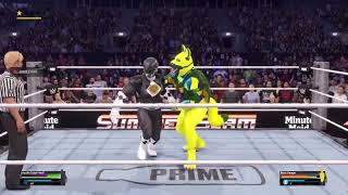 WWE 2K25: Criszilla Cyber-Wolf VS. Black Ranger (Round 1)