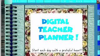 Digital Teacher Planner using Goodnotes App!