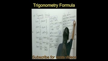 Short trick to learn trigonometry formula #ssc #ssccgl #job (part - 4)