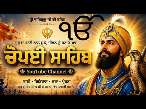 ਚੌਪਈ ਸਾਹਿਬ | Chaupai Sahib Full Path | Daily Nitnem Gurbani | Waheguru Simran | chaupai