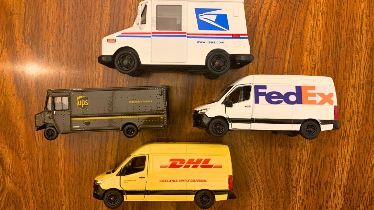 Ups Fedex Truck Toy