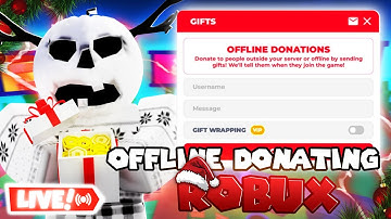 💰GIFTING & DONATING IN ROBLOX PLS DONATE! TTS = ON🔴
