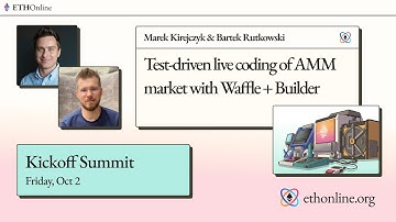 "Test-driven live coding of AMM market" - Marek Kirejczyk & Bartek Rutkowski