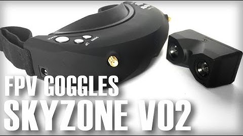 FPVmodel SKYZONE V02 3D FPV Goggles With DVR - Part 1