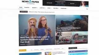 Newspaper 6 Tutorial - How to install a demo