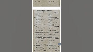 BSc 2nd Semester Maths PYQ MCQ 2022-2024 Matrices Differential Equation|DDU University & Affiliated