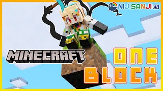 【MINECRAFT ONE BLOCK CHALLENGE】the nether is here【NIJISANJI EN | Pomu Rainpuff】