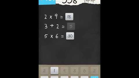 6 Numbers by Brainbow Level 144 Answer Guide