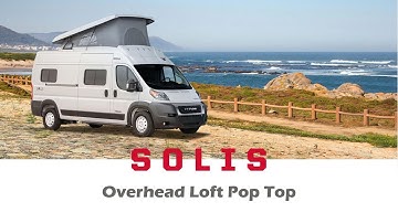 LichtsinnRV.com - The All New Winnebago Solis Overhead Loft Pop Top