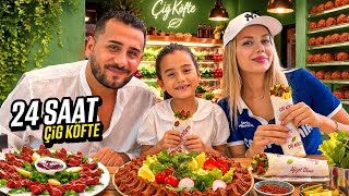 BİR GÜN BOYUNCA ÇİĞ KÖFTE YEDİK ! SIRA GECESİ YAPTIK !? | Gamze Karta Öykü Karta