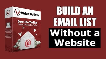 How To Build An Email List Without A Website - List Building Tools