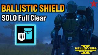 The Ballistic Shield makes Cyborgs EASY, SOLO Max Difficulty - Helldivers 2