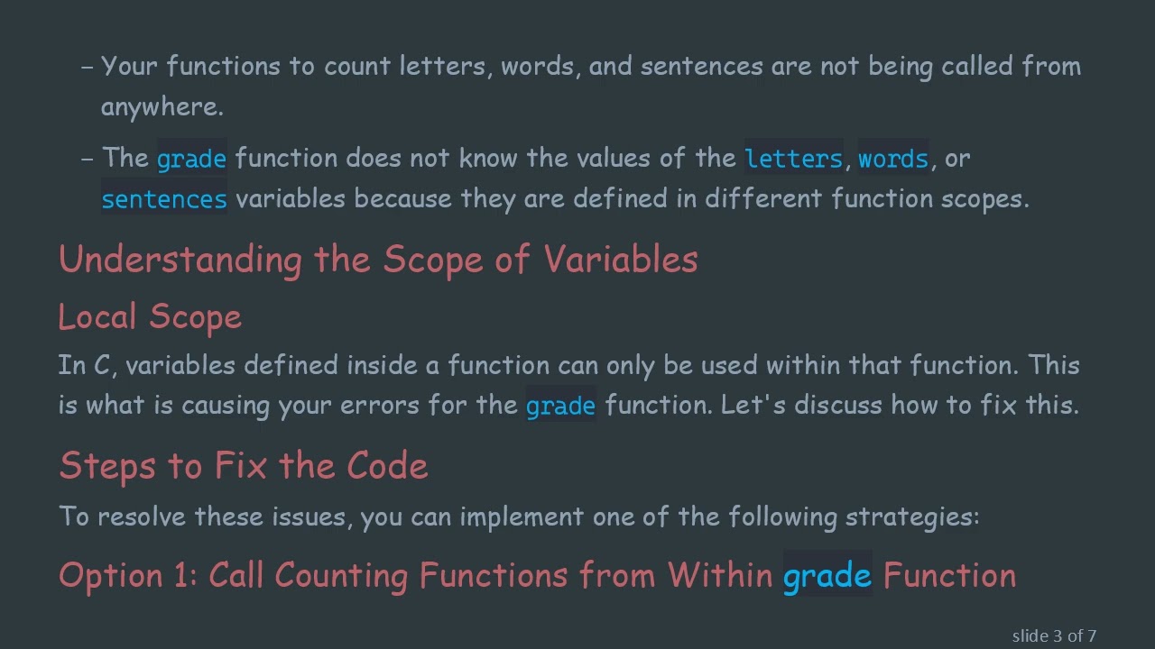 Debugging Your CS50 Pset2: Readability Code – A Comprehensive Guide