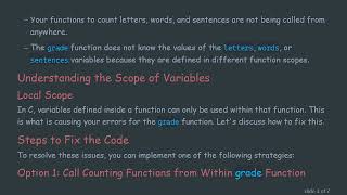Debugging Your CS50 Pset2: Readability Code – A Comprehensive Guide