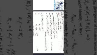 #8 curvature Tensor, The Divergence of Einstein Tensor Vanishes.