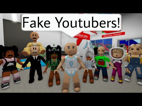 DAYCARE BUT THE CRYSTALLINE GAMERZ ARE THERE | Funny Roblox Moments | Brookhaven 🏡RP