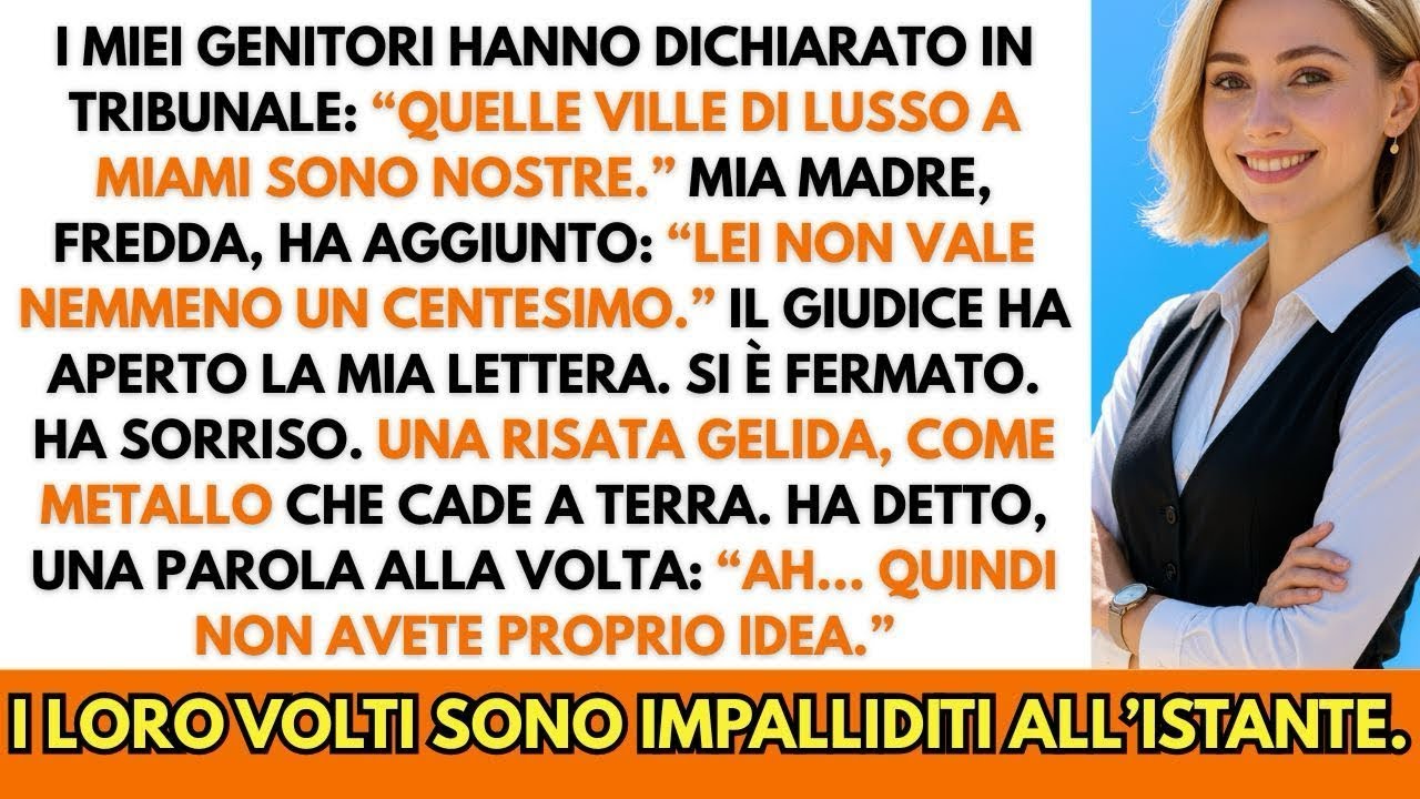 Hanno detto che non valgo niente  Il giudice ha sorriso… e li ha zittiti con una sola frase