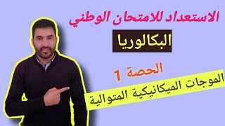 الثانية بكالوريا :  درس الموجات الميكانيكية المتوالية