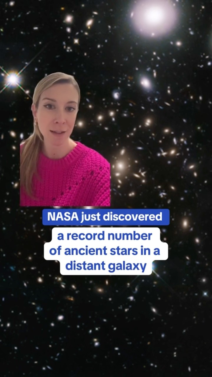 NASA just discovered a record number of ancient stars in a distant galaxy #shorts