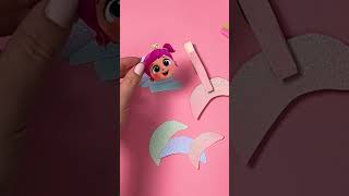 Mermaid Arts And Crafts Class 🐚 Follow Along At Home ✨ #littleangel #mermaid #artsandcrafts