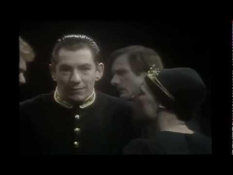 The ghost of Banquo haunts Macbeth (Ian McKellen)