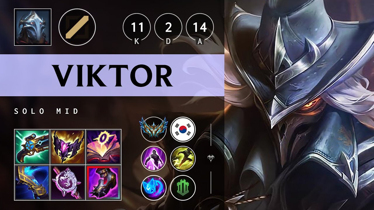 Viktor Mid vs Akshan - KR Challenger Patch 25.15