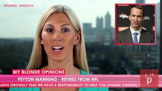 My Blonde Opinions: Maria Does Drugs? Peyton Retires?