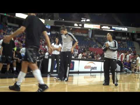 Becky Hammon Lassos and Hogties Shanna Crossley in...