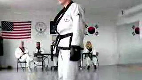 sparring for our black belt