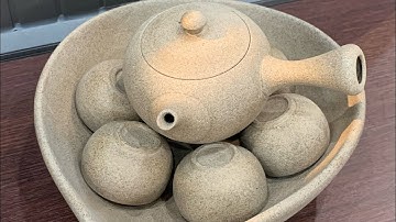 BỘ ẤM CHÉN GỐM MỘC BÁT TRÀNG LOẠI 250ml .