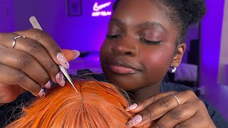 ASMR Doing Your Favorite Triggers ✨ (scalp plucking, inaudible whispers, makeup, & more)