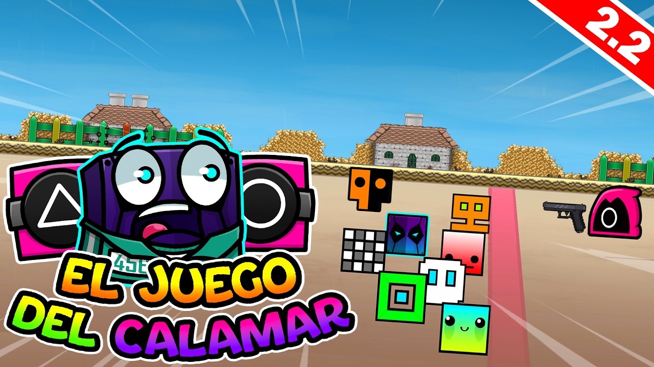 !!!EL JUEGO DEL CALAMAR EN GEOMETRY DASH!!! | Geometry Dash 2.2