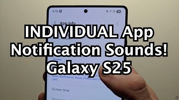 One UI 7: How to Change Notification Sound for Each App - Samsung Galaxy S25