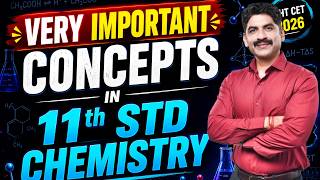 Very Important Concepts In 11th STD Chemistry | MHT CET 2026| Sahyadri Tutorials | Mahesh Sir