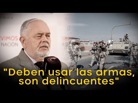 Jorge Montoya a favor del Estado de Emergencia: "Deben usar las armas, son delincuentes"