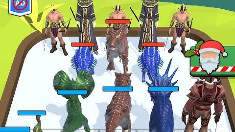 merge Master dinosaur fight level 40, Gameplay 1080p